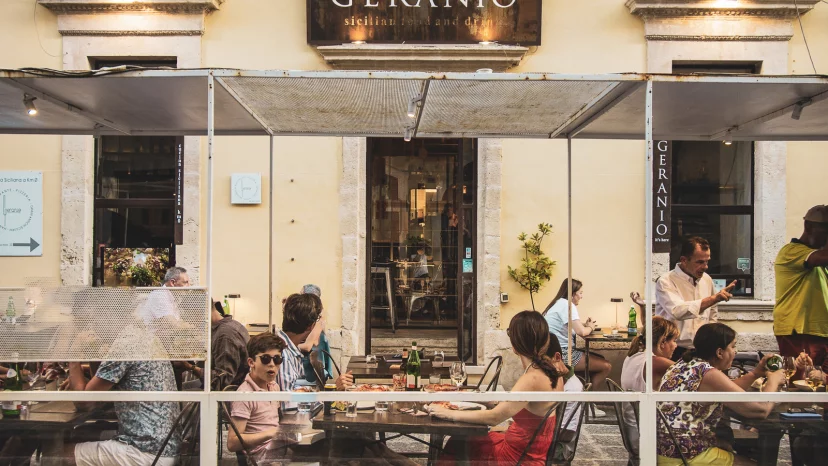 Geranio cucina siciliana e pizza contemporanea